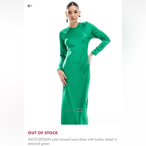 ASOS satin maxi dress - Picture 10 of 11